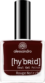 Alessandro Hybrid Soul Gel Nagellack 121 rouge noir, 8ml