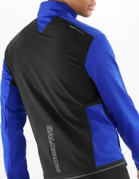 Salomon Gore-Tex Infinium Windstopper Funktionsjacke surf the web (Herren)