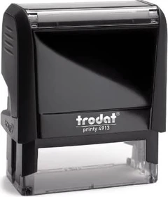 trodat printy 4913 4.0 Textstempel mit individueller Textplatte, 58x22mm, schwarz