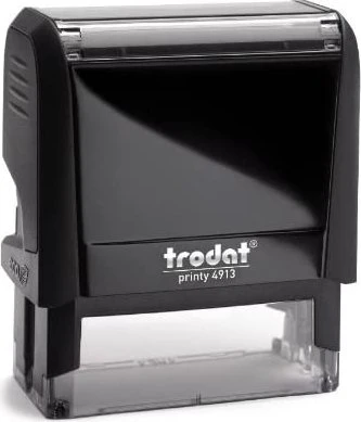 trodat printy 4913 4.0 Textstempel mit individueller Textplatte, 58x22mm, schwarz
