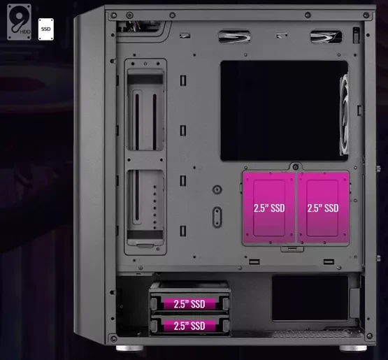 AeroCool Interstellar, Glasfenster