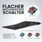 Perixx Periboard-535 Ergo, schwarz, Kailh Choc LOW PROFILE BROWN, USB, DE Vorschaubild
