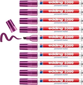 edding 3300 Permanentmarker rotviolett, 10er-Pack