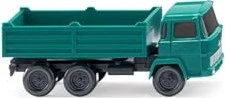 Wiking Pritschenkipper Magirus wasserblau