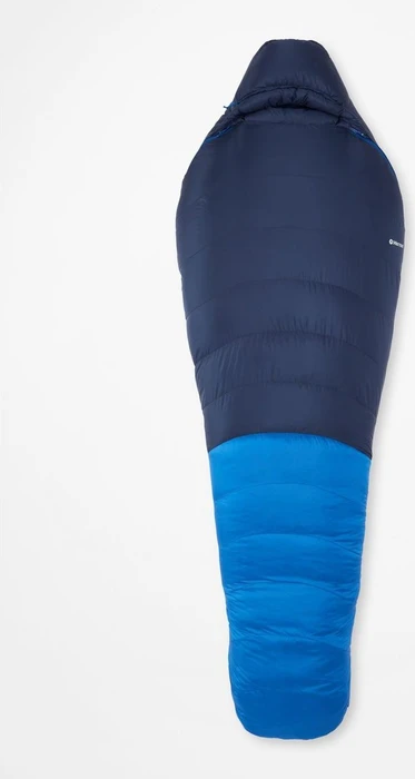 Marmot Helium Long Mumienschlafsack arctic navy/dark azure