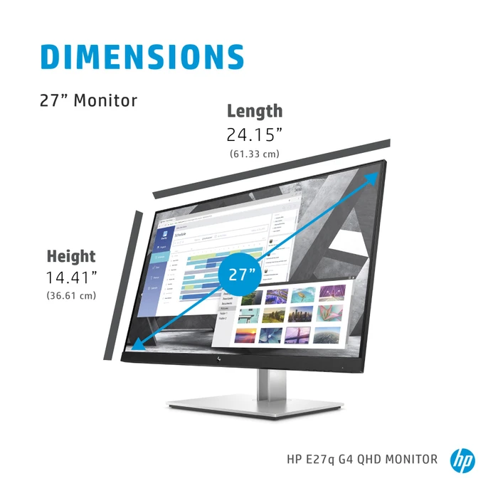 HP E27q G4, 27"
