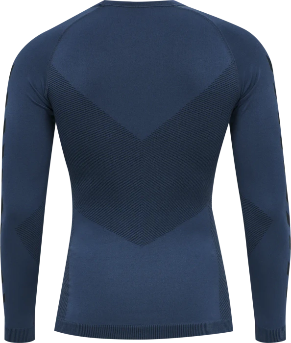 hummel Seamless Jersey Funktionsshirt langarm dark denim (Herren)