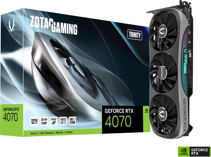 Zotac Gaming GeForce RTX 4070 Trinity, 12GB GDDR6X, HDMI, 3x DP