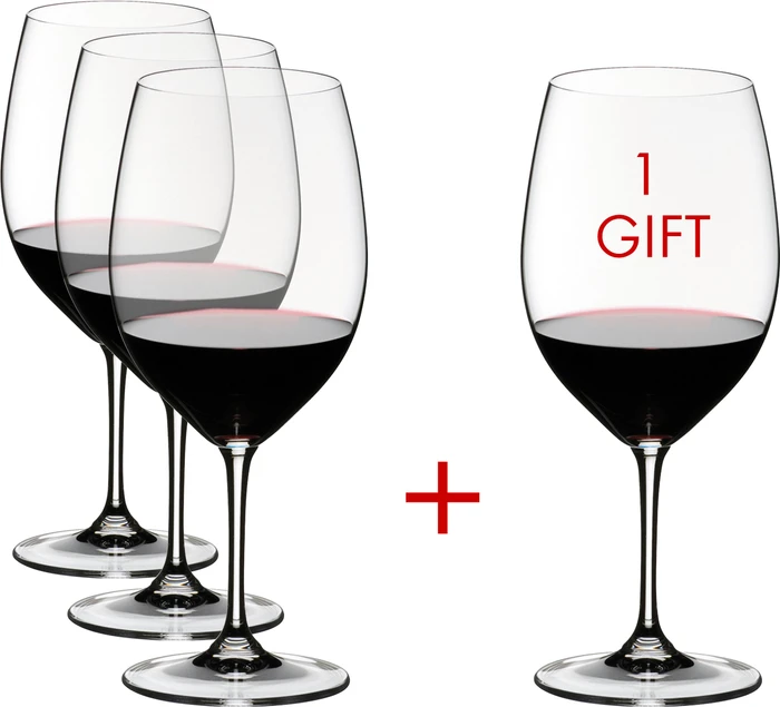 Riedel Vinum Cabernet Sauvignon/Merlotglas, 4 Stück