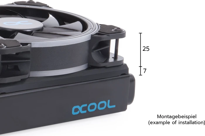 Alphacool Alphacool Shroud, Entkopplung 120mm, inkl. Schrauben