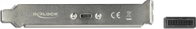 DeLOCK Slotblende, 1x USB-C 3.0