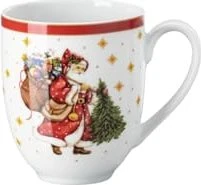 Hutschenreuther Happy Wintertime Becher mit Henkel 400ml rot