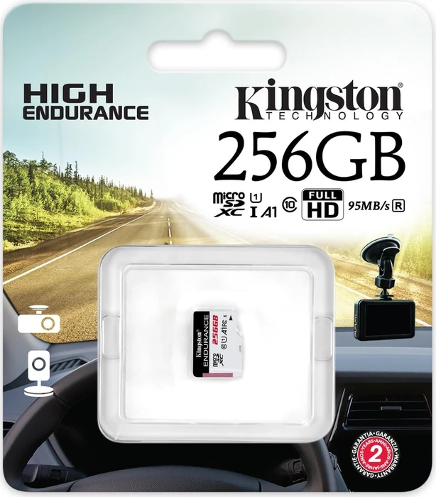 Kingston High Endurance R95/W45 256GB, UHS-I U1, A1, Class 10