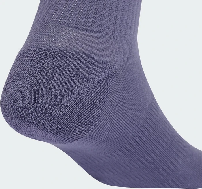 adidas Cushioned Crew Socken aurora ruby/preloved violet/powder plum/light grey heather, 6 Paare
