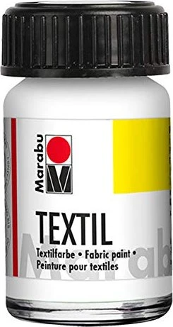 Marabu Textilfarbe, weiß, 15ml