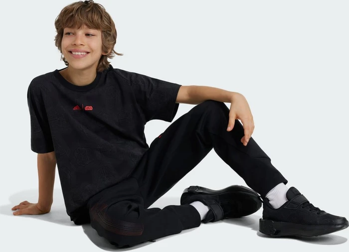 adidas Star Wars Z.N.E. T-Shirt kurzarm black/grey five/bright red (Junior)