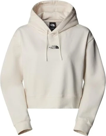 The North Face Essential Crop Hoodie white dune (Damen)