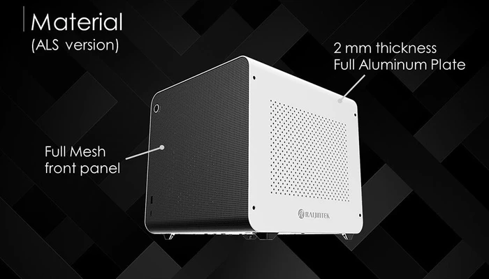Raijintek Metis Evo ALS, blau/schwarz, Mini-ITX