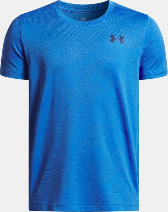 Under Armour Tech Vent Jacquard Funktionsshirt kurzarm blue atlantis/washed navy (Junior)