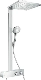 Hansgrohe Raindance E Showerpipe 300 1jet mit ShowerTablet 350 Thermostat Duschsystem chrom
