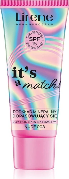 Lirene It's a Match! Mineral Foundation 03 nude LSF15, 30ml