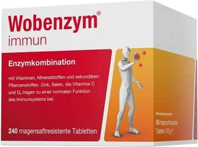 Wobenzym Immun magensaftresistente Tabletten, 240 Stück