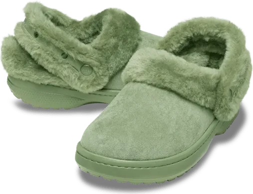 Crocs Classic Unfurgettable Vegan Suede Clog cargo