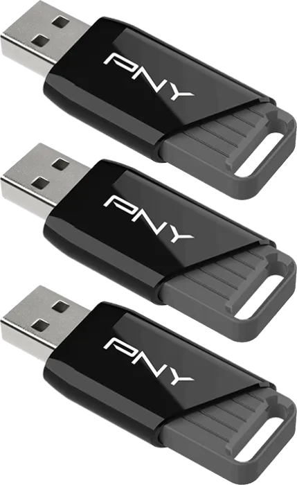 PNY Attaché X 128GB, USB-A, USB 3.2 Gen 1×1, 3er-Pack