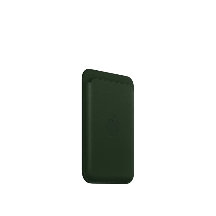 Apple iPhone Leder Wallet mit MagSafe schwarzgrün