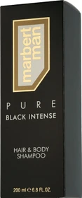 Marbert Man Pure Black Intense Hair & Body Shampoo, 200ml