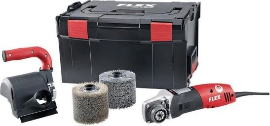 Flex BBE 14-3 110 Set Elektro-Bürstenschleifer inkl. L-Boxx + Zubehör