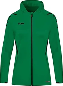 Jako Challenge Kapuzen Trainingsjacke sportgrün/schwarz (Damen)