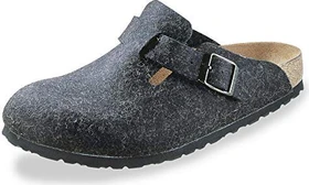 Birkenstock Boston Wollfilz anthrazit (Damen)