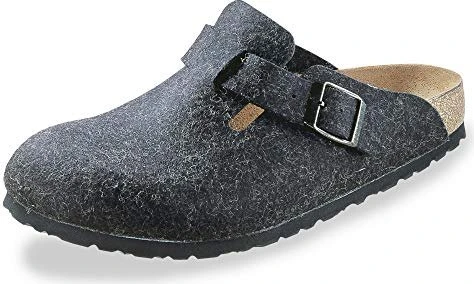 Birkenstock Boston Wollfilz anthrazit (Damen)