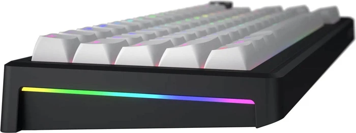Hator Skyfall 65 MAG Ultra 8K, weiß/schwarz, LEDs RGB, Aurum Ice Magnetic, USB, US