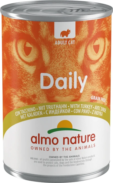 almo nature Daily Cats 400, mit Truthahn, 400g