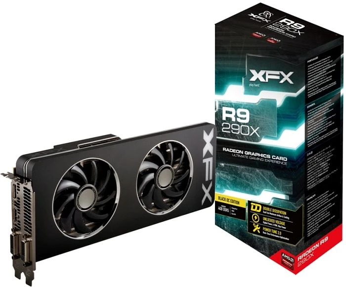 XFX Radeon R9 290X Black Edition, 4GB GDDR5, 2x DVI, HDMI, DP
