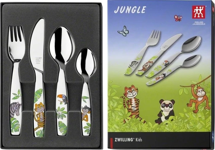 Zwilling Jungle Kinderbesteck-Set, 4-tlg.