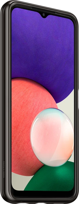 Samsung Soft Clear Cover für Galaxy A22 5G schwarz