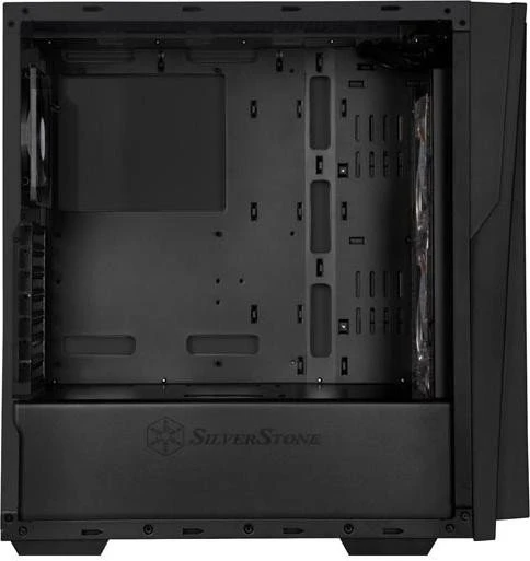 SilverStone Redline Series RL06 PRO schwarz/rot, Acrylfenster