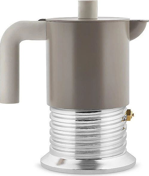 Alessi Vite 3 Tassen Espressokanne warmgrau (PM01/3WG)