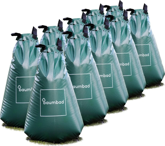 Baumbad Bewässerungsbeutel 75l, 10 Stück