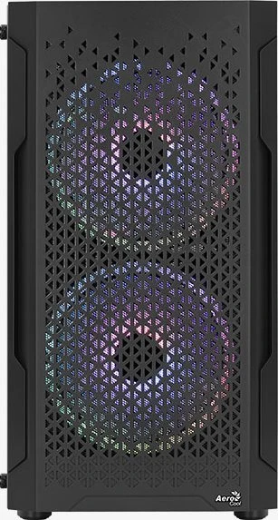 AeroCool Trinity Mini, Lüfter LED RGB, Glasfenster