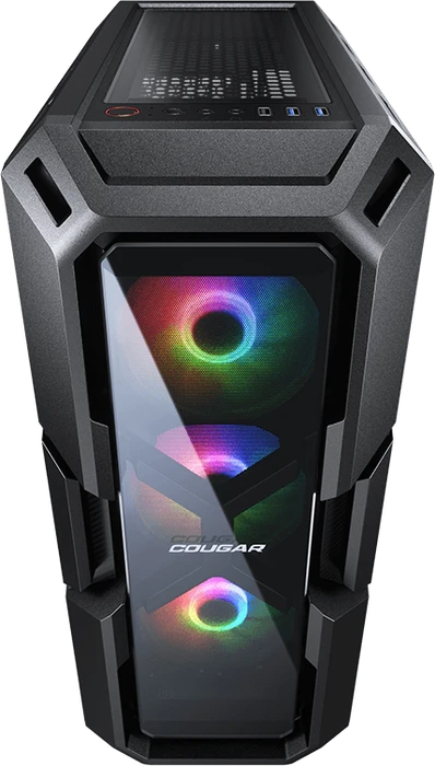 Cougar MX440-G RGB, Glasfenster