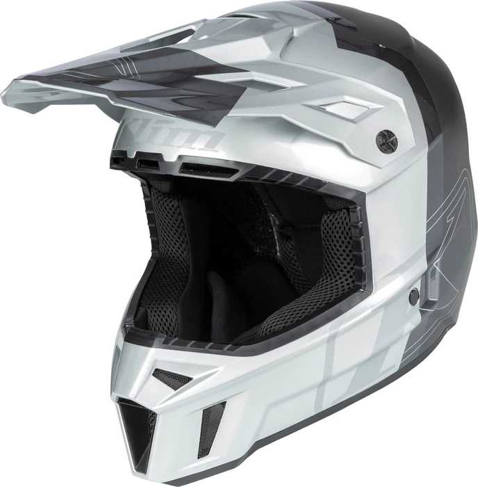 Klim F3 Carbon Pro Monument Asphalt grau/silber
