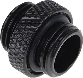 Alphacool Eiszapfen Doppelnippel G1/4", schwarz