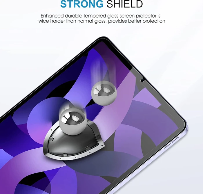 Sparin Panzerglas Schutzfolie für Apple iPad Air 4, Apple iPad Air 5, Apple iPad Pro 11