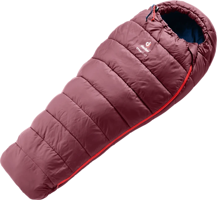 Deuter Starlight Mumienschlafsack maron/navy (Junior)