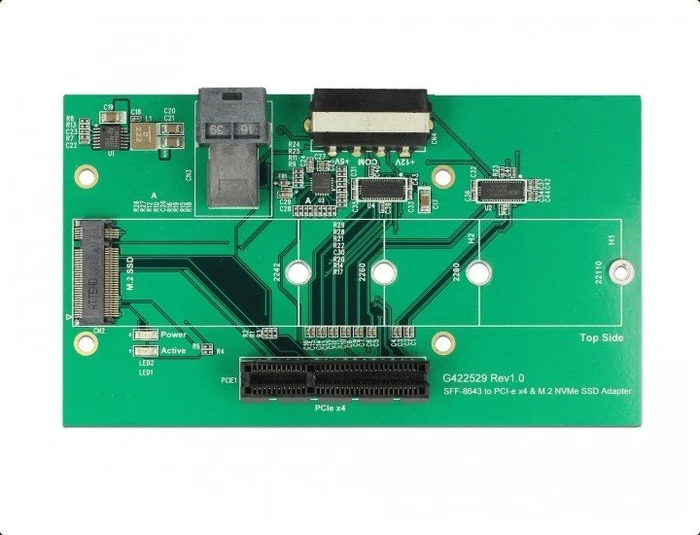 DeLOCK U.2 miniSAS HD -> M.2 PCIe, U.2 miniSAS HD -> PCIe