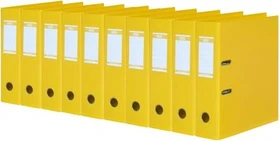 Elba Strong Line Ordner 2-Ring, 80mm, A4, gelb, 10er-Pack